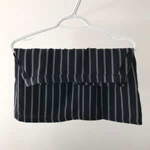 Forever 21 Dark Navy Stripped Mini Skirt